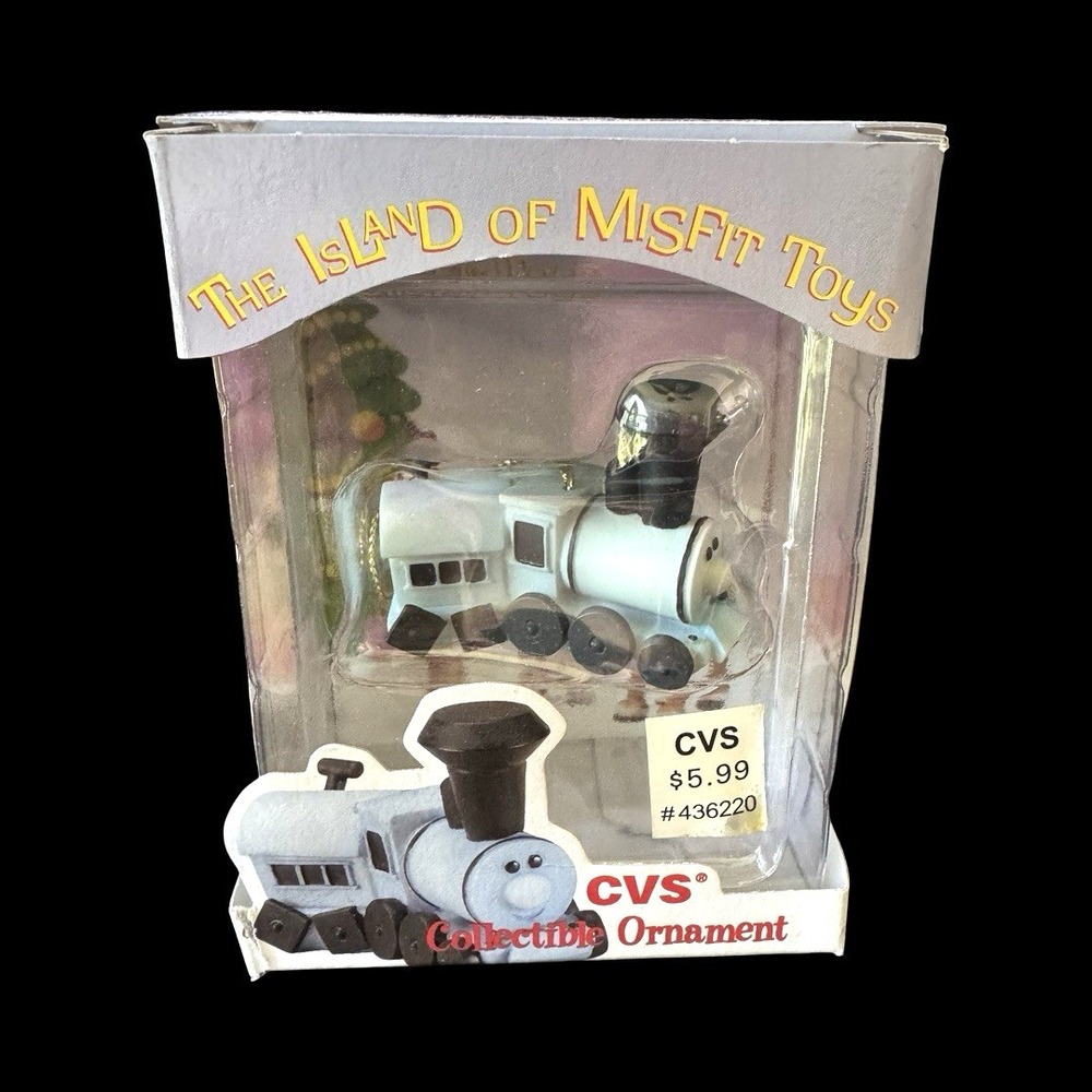 Enesco CVS Rudolph Island of Misfit Toys Misfit Train Ornament Vintage 1999